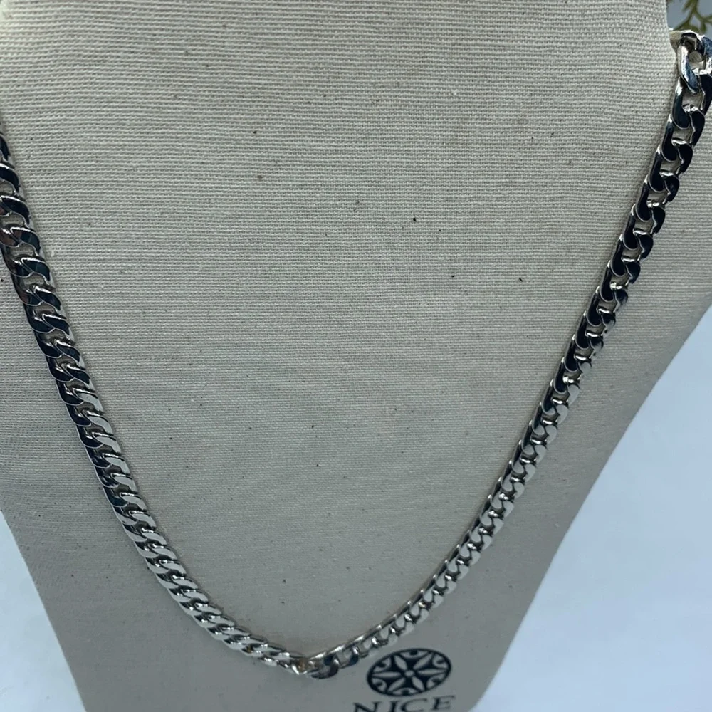 Modern Link Stainless Steel Chain Necklace
